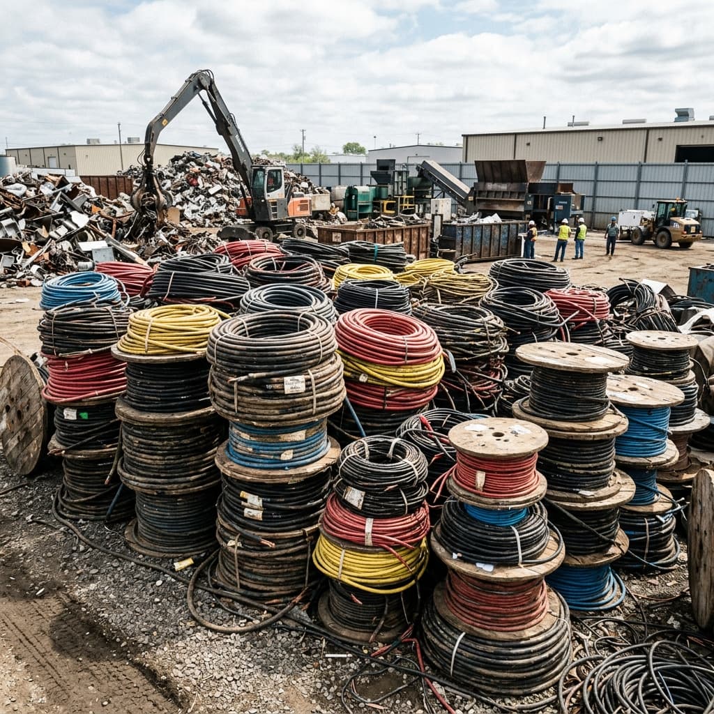 Riyadh Scrap Pickup team working on site